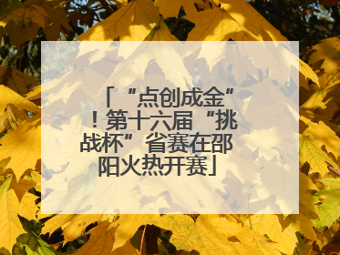 “点创成金”！第十六届“挑战杯”省赛在邵阳火热开赛