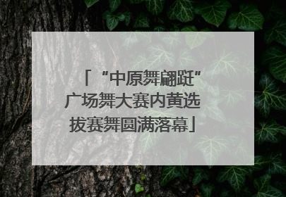 “中原舞翩跹”广场舞大赛内黄选拔赛舞圆满落幕