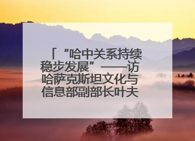 “哈中关系持续稳步发展”——访哈萨克斯坦文化与信息部副部长叶夫根尼·科切托夫