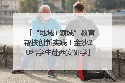 “地域+领域”教育帮扶创新实践！金沙20名学生赴西安研学