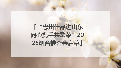 “忠州佳品进山东・同心携手共繁荣”2025烟台推介会启幕