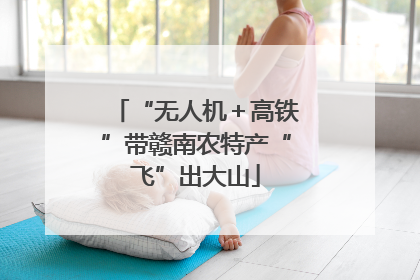 “无人机＋高铁”带赣南农特产“飞”出大山