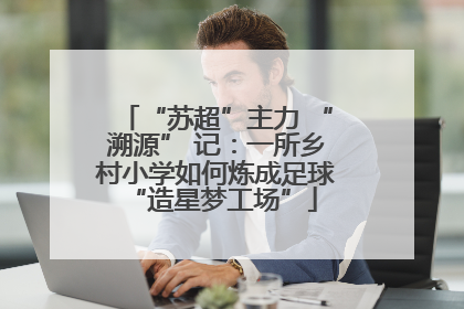 “苏超”主力 “溯源” 记：一所乡村小学如何炼成足球 “造星梦工场”