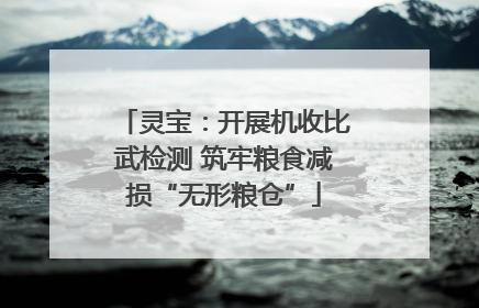 灵宝：开展机收比武检测 筑牢粮食减损“无形粮仓”