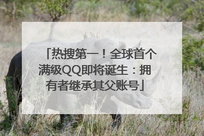 热搜第一！全球首个满级QQ即将诞生：拥有者继承其父账号