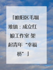 睢阳区毛堌堆镇：成立红娘工作室 架起青年“幸福桥”