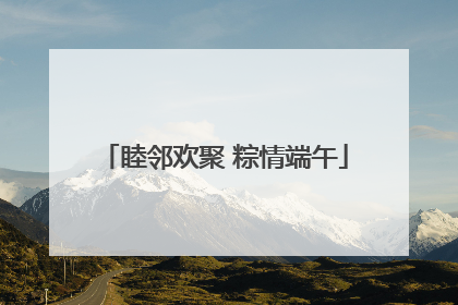 睦邻欢聚 粽情端午