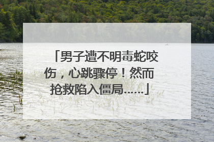 男子遭不明毒蛇咬伤，心跳骤停！然而抢救陷入僵局……