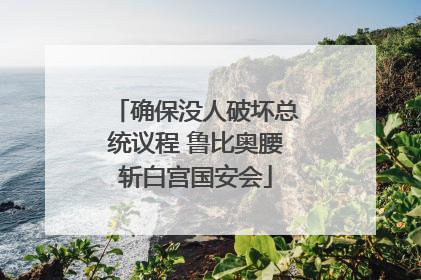 确保没人破坏总统议程 鲁比奥腰斩白宫国安会