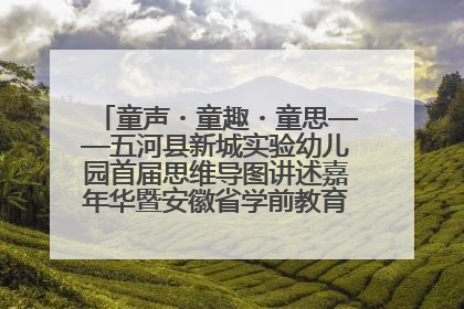 童声・童趣・童思——五河县新城实验幼儿园首届思维导图讲述嘉年华暨安徽省学前教育教研基地园项目阶段性成果展示活动