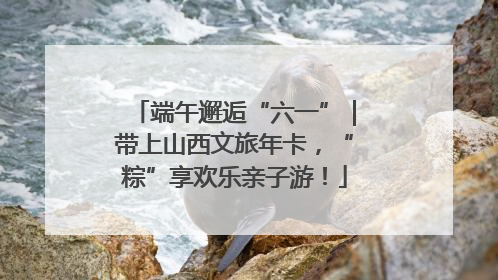 端午邂逅“六一”｜带上山西文旅年卡，“粽”享欢乐亲子游！