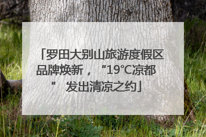 罗田大别山旅游度假区品牌焕新，“19℃凉都” 发出清凉之约