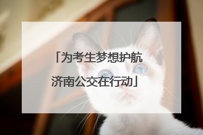 为考生梦想护航 济南公交在行动