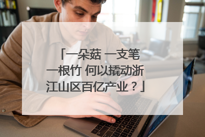 一朵菇 一支笔 一根竹 何以撬动浙江山区百亿产业？