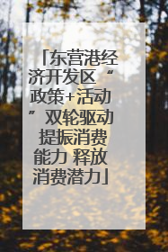 东营港经济开发区“政策+活动”双轮驱动 提振消费能力 释放消费潜力
