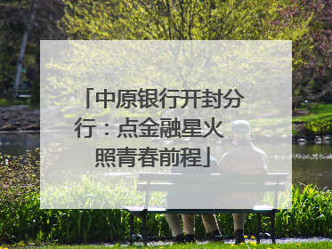 中原银行开封分行：点金融星火 照青春前程