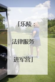 乐陵：法律服务进军营