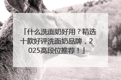 什么洗面奶好用？精选十款好评洗面奶品牌，2025高段位推荐！