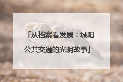 从档案看发展：城阳公共交通的光阴故事