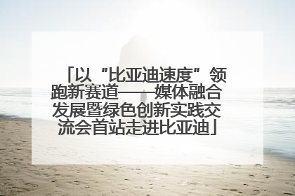 以“比亚迪速度”领跑新赛道——媒体融合发展暨绿色创新实践交流会首站走进比亚迪