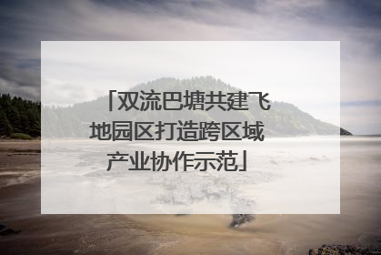 双流巴塘共建飞地园区打造跨区域产业协作示范