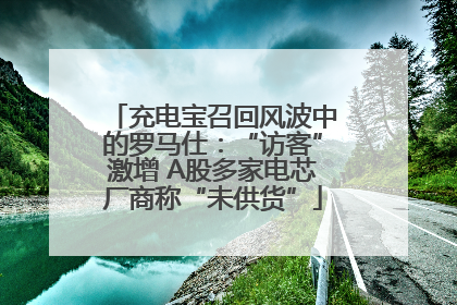 充电宝召回风波中的罗马仕：“访客”激增 A股多家电芯厂商称“未供货”