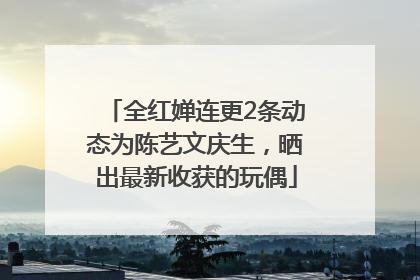 全红婵连更2条动态为陈艺文庆生，晒出最新收获的玩偶