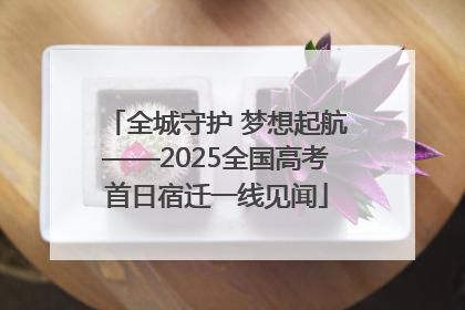 全城守护 梦想起航——2025全国高考首日宿迁一线见闻