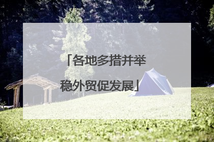 各地多措并举稳外贸促发展