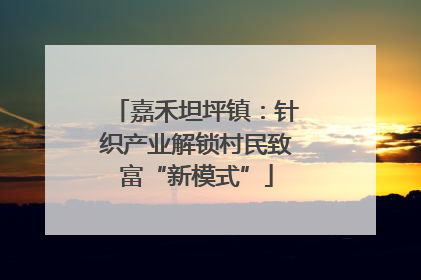 嘉禾坦坪镇：针织产业解锁村民致富“新模式”