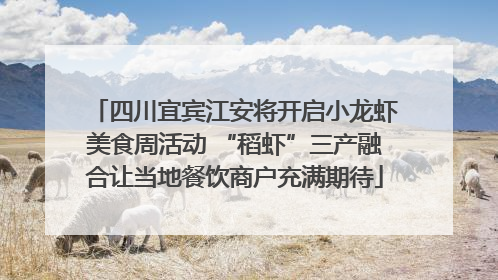 四川宜宾江安将开启小龙虾美食周活动 “稻虾”三产融合让当地餐饮商户充满期待