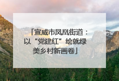 宣威市凤凰街道：以“党建红”绘就绿美乡村新画卷
