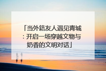 当外籍友人遇见青城：开启一场穿越文物与奶香的文明对话
