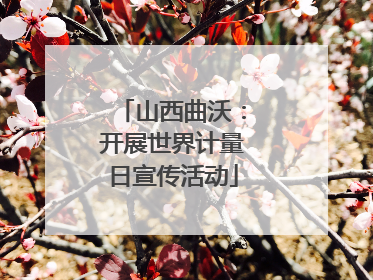 山西曲沃：开展世界计量日宣传活动
