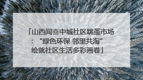 山西闻喜中城社区跳蚤市场：“绿色环保 邻里共淘” 绘就社区生活多彩画卷