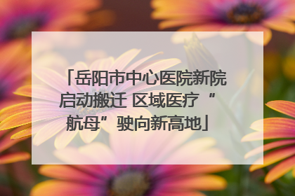 岳阳市中心医院新院启动搬迁 区域医疗“航母”驶向新高地