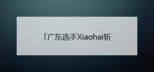 广东选手Xiaohai斩获美国CEO格斗游戏电竞赛事《饿狼传说》项目冠军