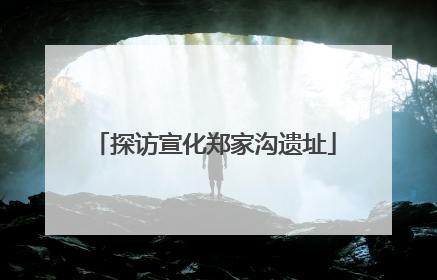 探访宣化郑家沟遗址