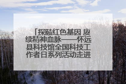 探赜红色基因 赓续精神血脉——怀远县科技馆全国科技工作者日系列活动走进怀远县实验中学