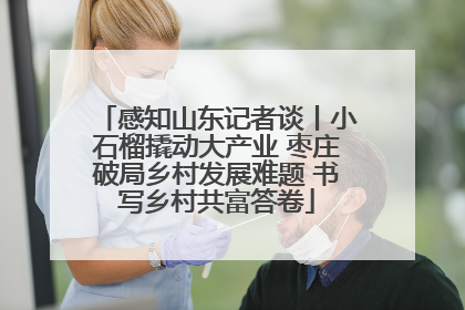 感知山东记者谈丨小石榴撬动大产业 枣庄破局乡村发展难题 书写乡村共富答卷