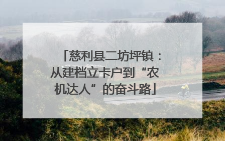 慈利县二坊坪镇：从建档立卡户到“农机达人”的奋斗路