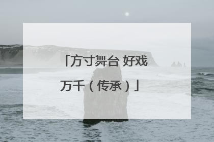 方寸舞台 好戏万千（传承）