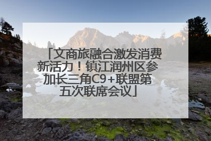 文商旅融合激发消费新活力！镇江润州区参加长三角C9+联盟第五次联席会议