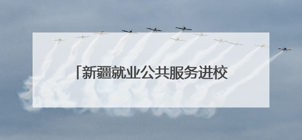 新疆就业公共服务进校园“3+10”专项活动在新疆农业大学启动