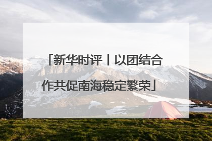 新华时评丨以团结合作共促南海稳定繁荣