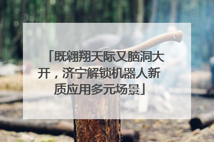 既翱翔天际又脑洞大开，济宁解锁机器人新质应用多元场景
