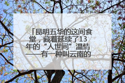 昆明五华的这间食堂，藏着延续了13年的“人世间”温情——有一种叫云南的生活之365天