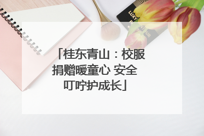 桂东青山：校服捐赠暖童心 安全叮咛护成长