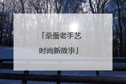 桑蚕老手艺 时尚新故事
