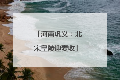 河南巩义：北宋皇陵迎麦收